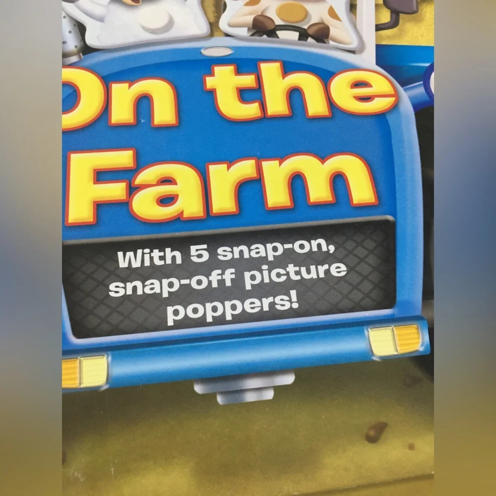 2 Pop and Play Books On the Farm and On the move Brenda Ansley Kids Prek school